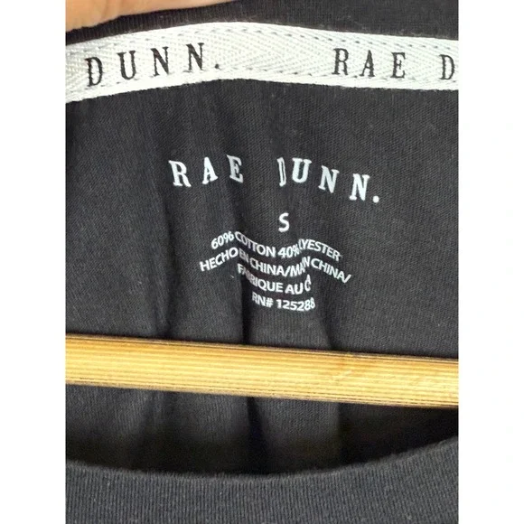 NWT Rae Dunn 'Momster' Halloween Size S Long Sleeve Black Shirt w/ Pumpkin Socks - Picture 3 of 7